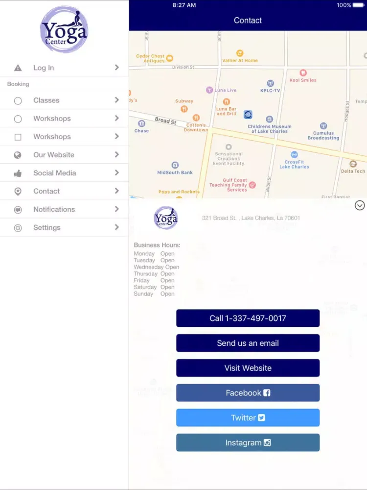 تصاویر Yoga Center of Lake Charles iPad 