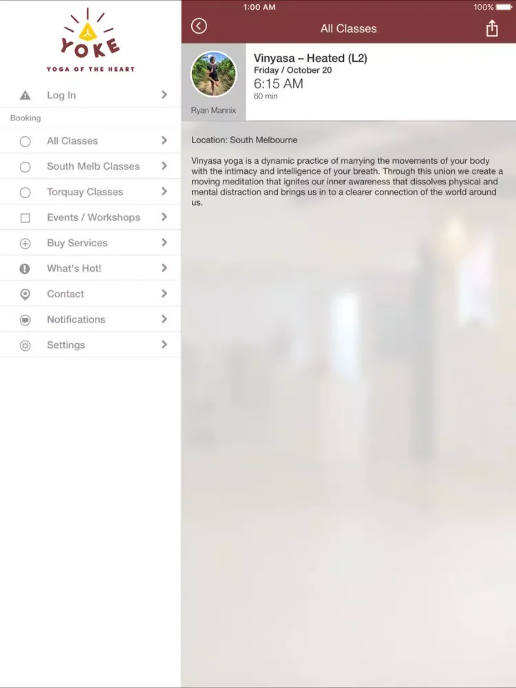 Yoke Yoga iPad  سکرین شاٹس