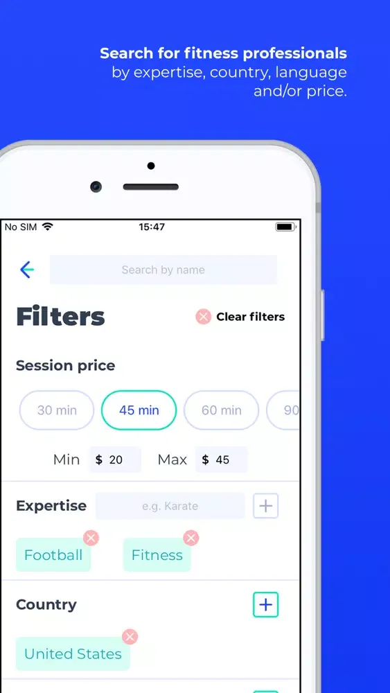 Captures d'écran de Fitness Pro Live