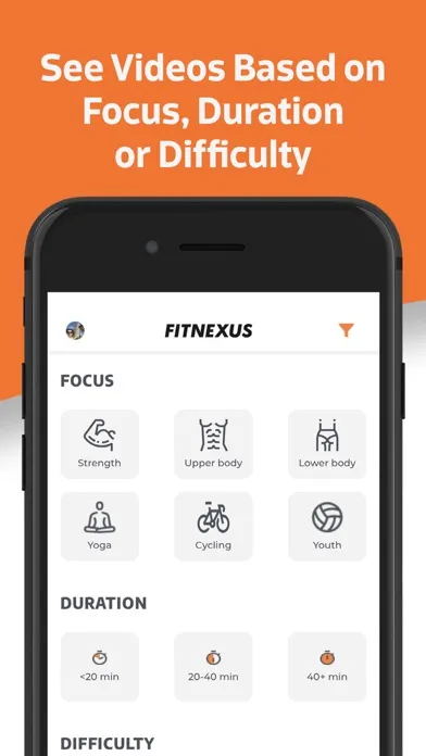 Zrzuty ekranu Fitnexus: Home & Gym Workouts