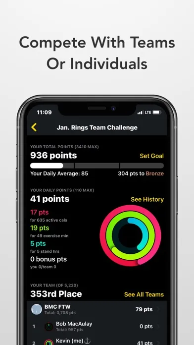 Challenges - Compete, Get Fit Screenshots