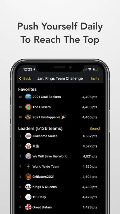 Challenges - Compete, Get Fit Screenshots