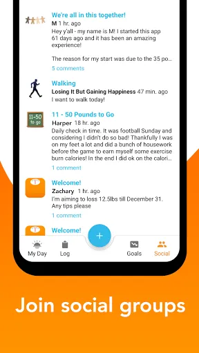 Screenshot di Calorie Counter by Lose It!