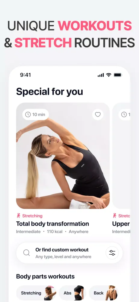 Fitny: Stretching & Fitness Screenshots