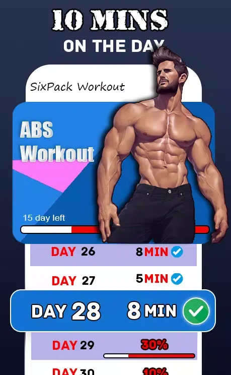 Скриншоты Six Pack Abs Workout at Home