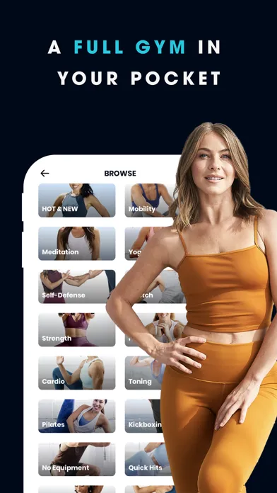 Capturas de tela do FitOn Workouts & Fitness Plans