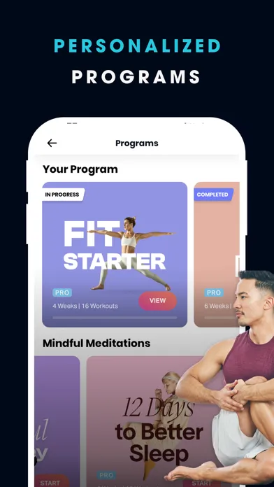 Capturas de tela do FitOn Workouts & Fitness Plans