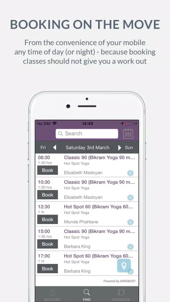 Hot Spot Yoga应用截图