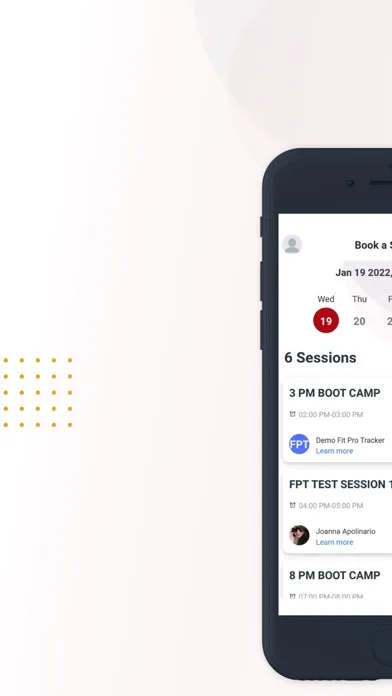 Tangkapan skrin Fit Pro Tracker