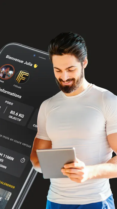 Capturas de tela do FitScale Training