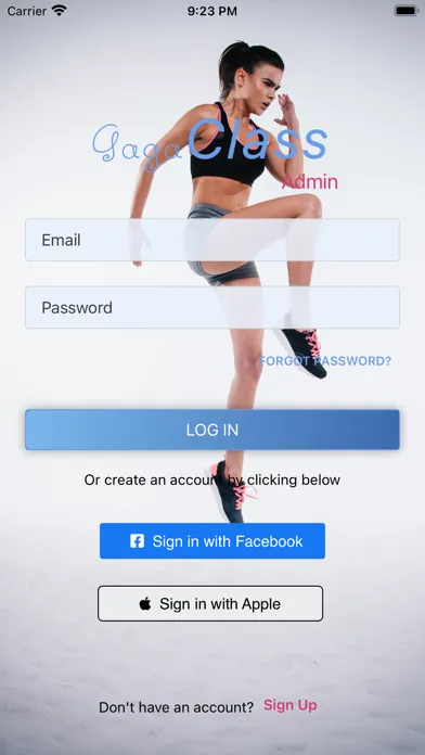 GagaClass Admin سکرین شاٹس