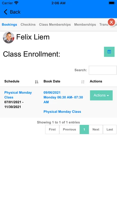GagaClass Admin سکرین شاٹس