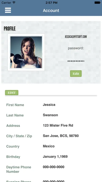 Capturas de pantalla de Gym Membership