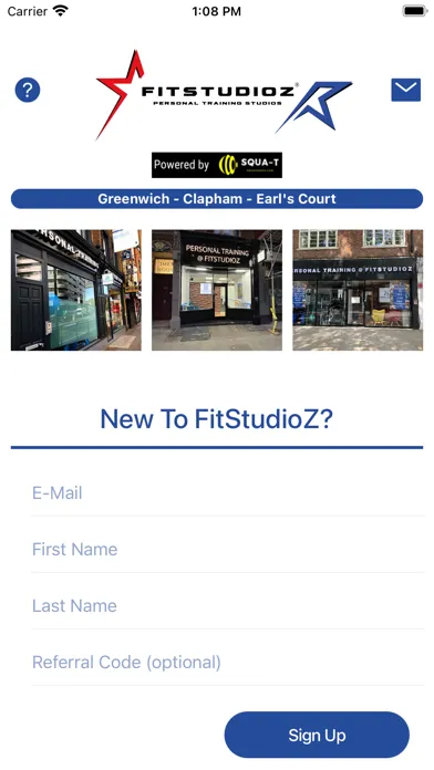 Tangkapan layar FitStudioZ