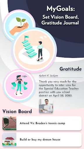 Capturas de tela do MyGoals: Set Vision Board, Gra
