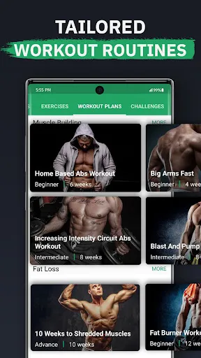 Fitvate - Gym & Home Workout स्क्रीनशॉट