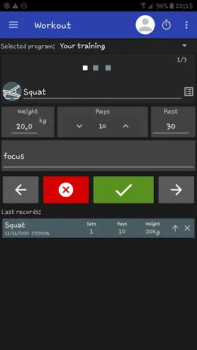 Workouts'N'Rest - Fast trainin Screenshots