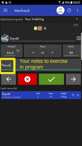 Workouts'N'Rest - Fast trainin Screenshots