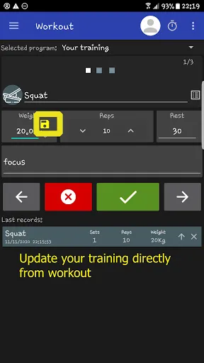 Workouts'N'Rest - Fast trainin Screenshots