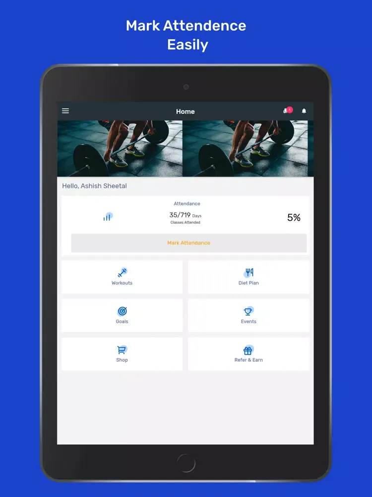 Fitworks iPad 應用截圖