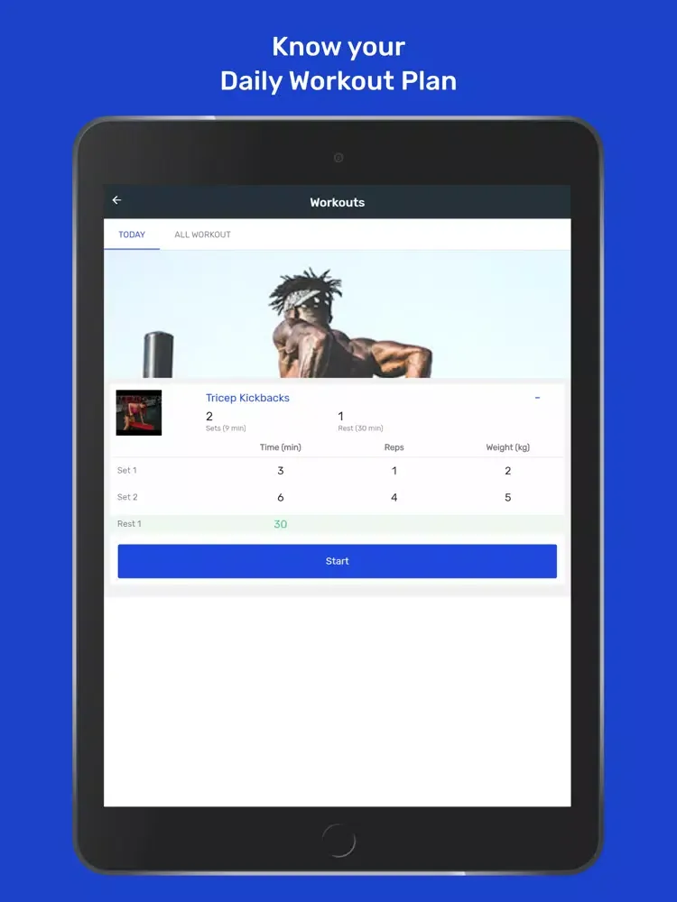 Fitworks iPad 應用截圖