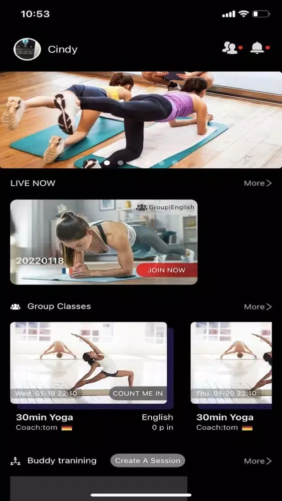 ภาพหน้าจอของ FitWorld