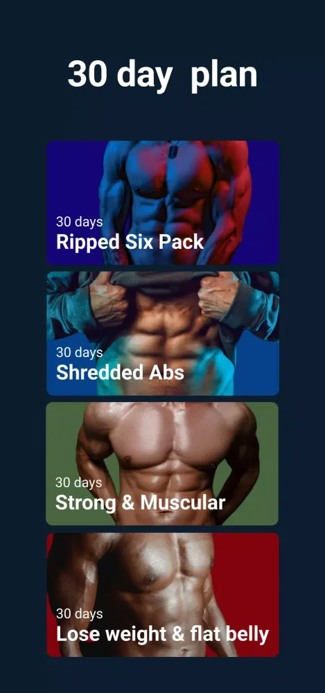 Six pack in 30 days स्क्रीनशॉट