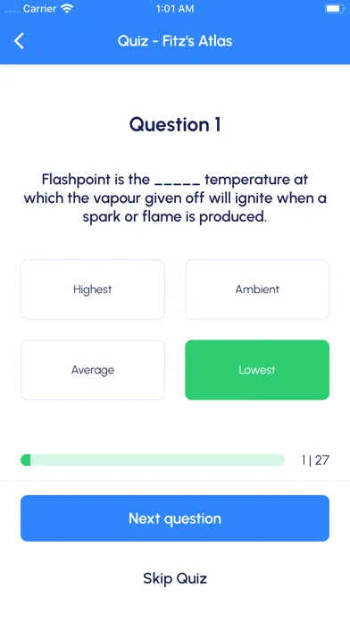 Ảnh chụp màn hình của Fitz’s Atlas Coating Elearning