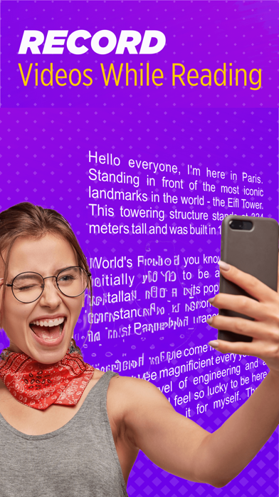 Tuzu: Free Video Teleprompter应用截图