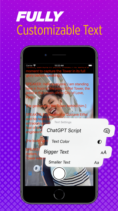 Tuzu: Free Video Teleprompter应用截图