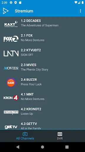 ภาพหน้าจอของ Stremium: Live TV w/ Cloud DVR