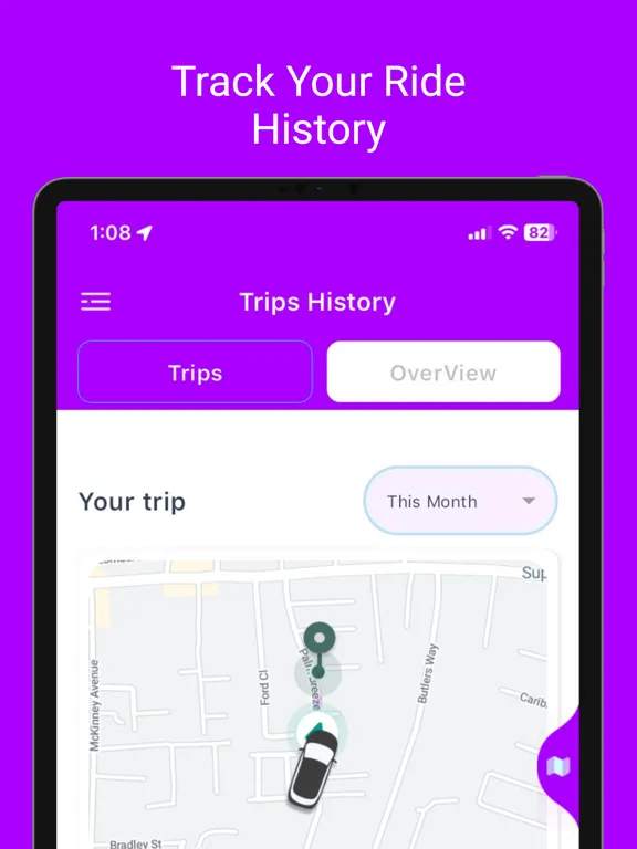 Capturas de tela do Fiv RideShare Driver iPad 
