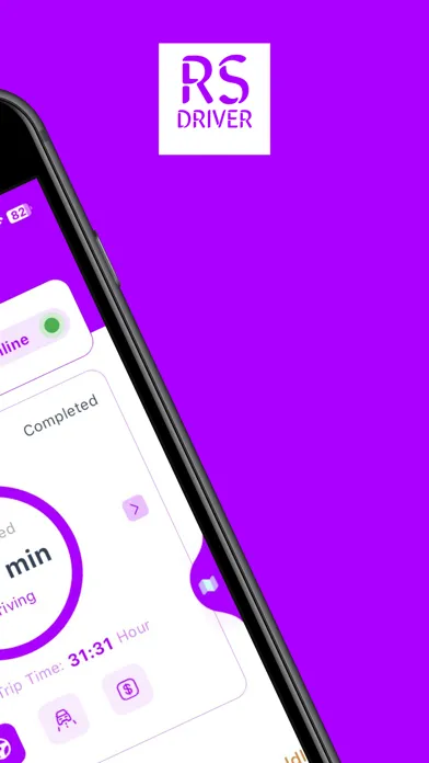 Capturas de tela do Fiv RideShare Driver