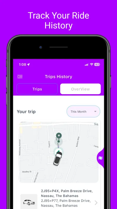 Capturas de tela do Fiv RideShare Driver