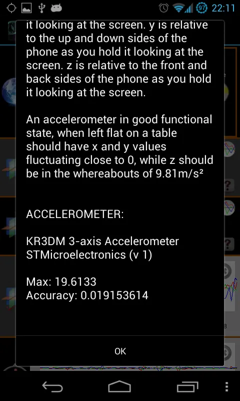 AndroSensor应用截图