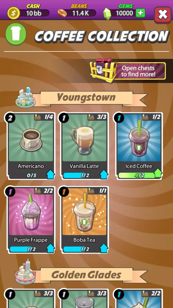 Capturas de pantalla de Coffee Craze