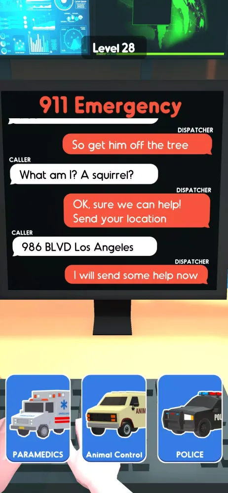 911 Emergency Dispatcher Screenshots