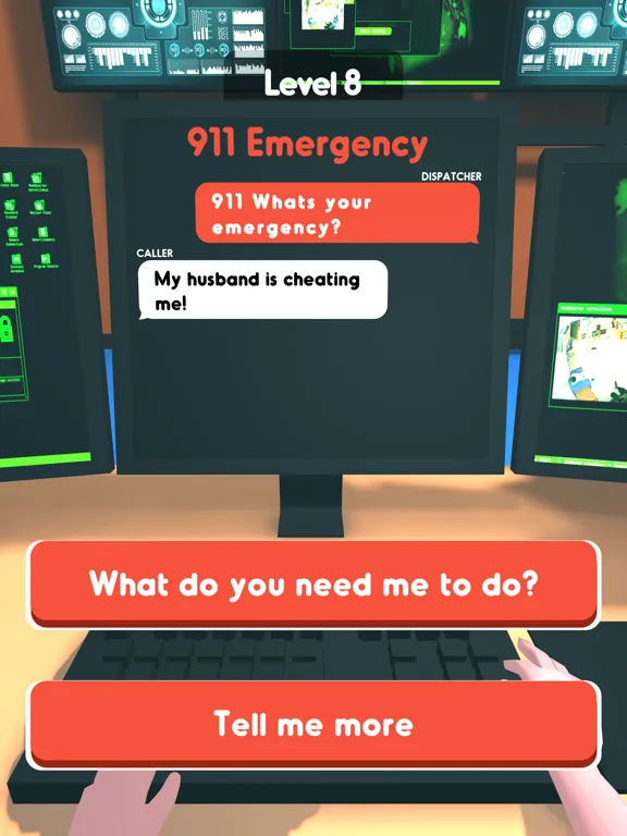 911 Emergency Dispatcher iPad  Screenshots