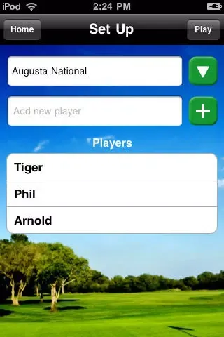 Capturas de pantalla de Golf Leaderboard
