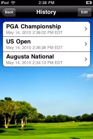 Capturas de pantalla de Golf Leaderboard