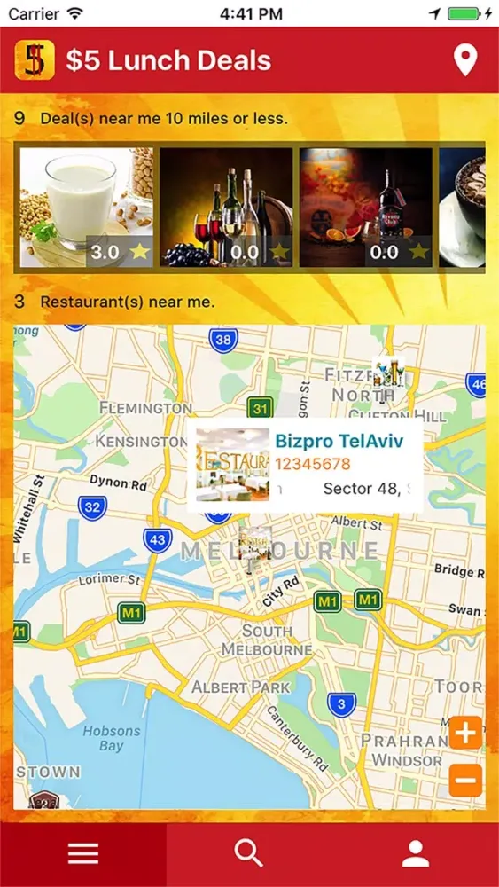 Zrzuty ekranu Five Dollar Lunches