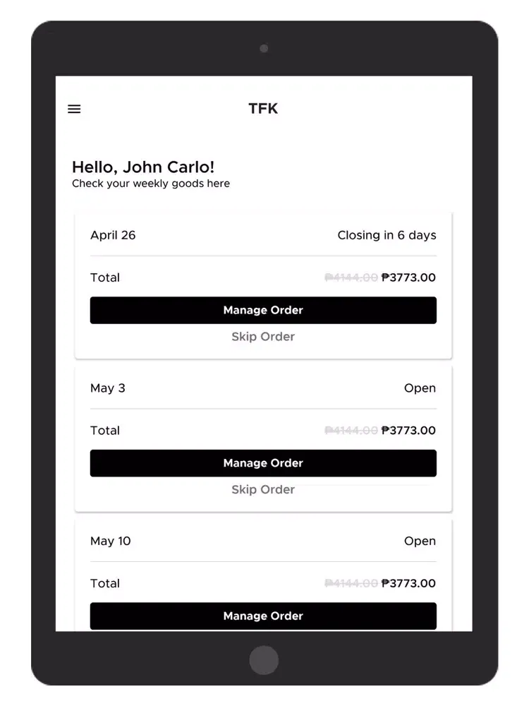 The Farmers' Kitchen iPad  स्क्रीनशॉट