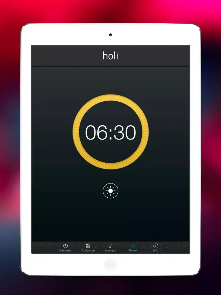 Tangkapan layar SmartLamp by holi iPad 