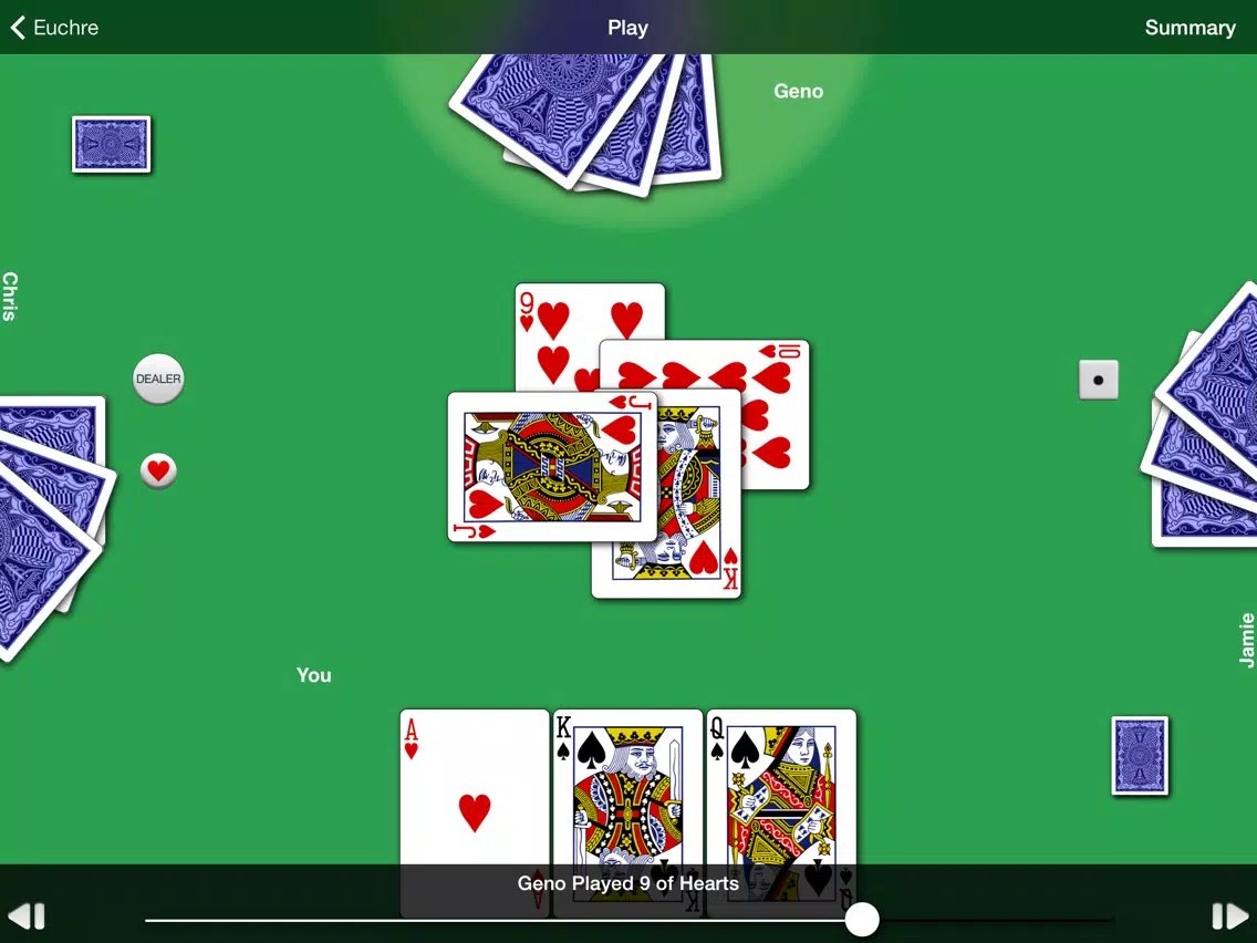 Euchre HD iPad 應用截圖