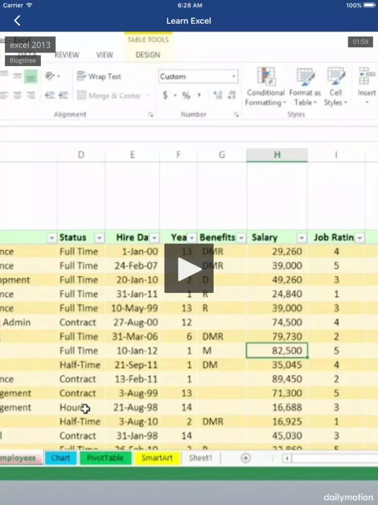 Great App for MS Excel Formula & Macros - Learn in 30 days iPad 应用截图