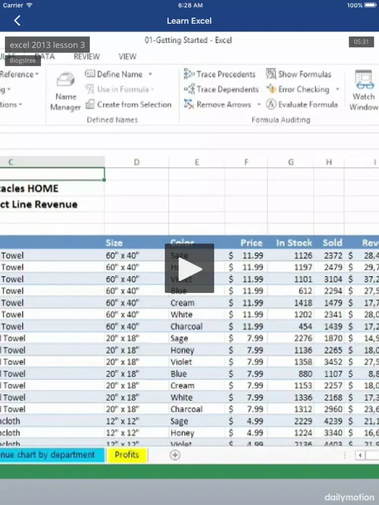 Great App for MS Excel Formula & Macros - Learn in 30 days iPad 应用截图