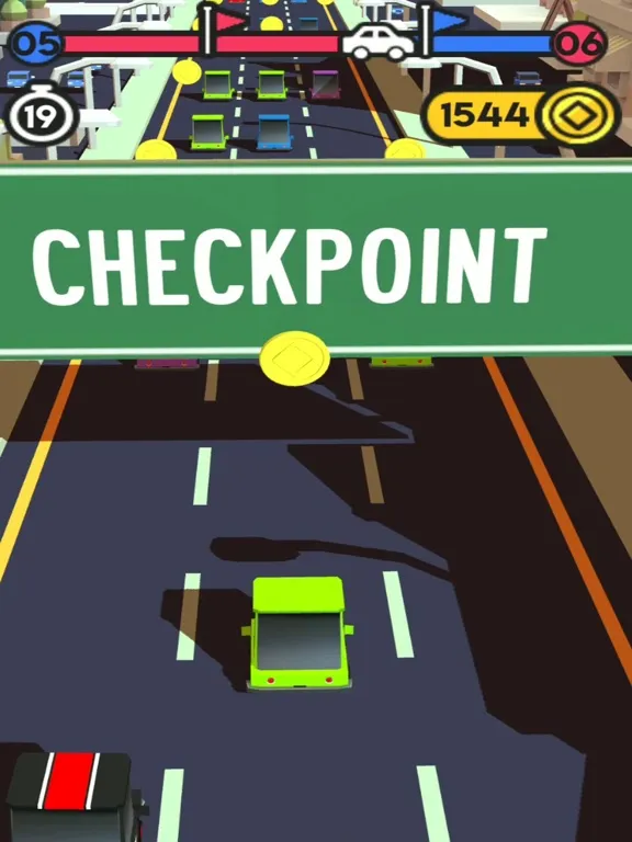 Jumping Cars 2020 iPad  स्क्रीनशॉट