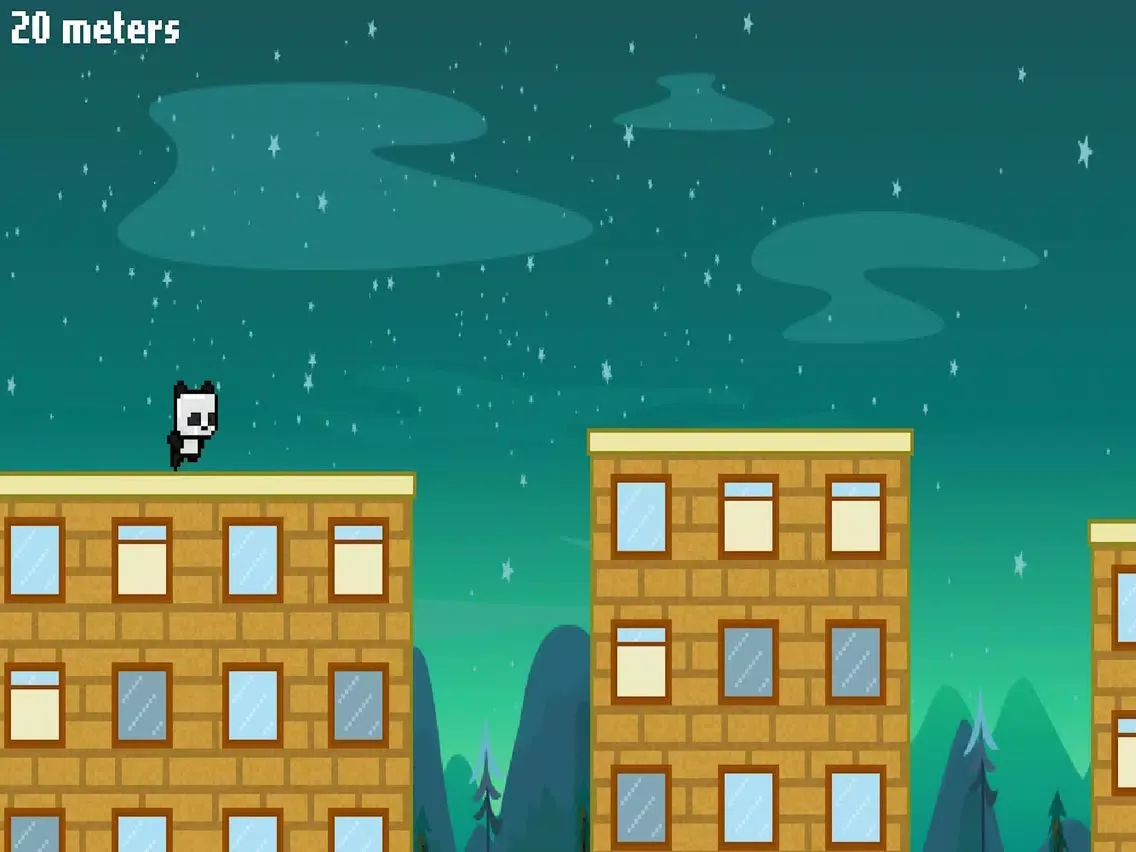 Panda run jump up Punk - FREE iPad  স্ক্রিনশট