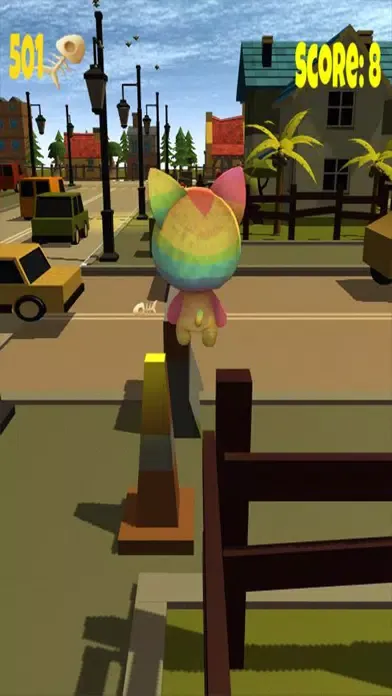 Screenshot di Kitty Jump.