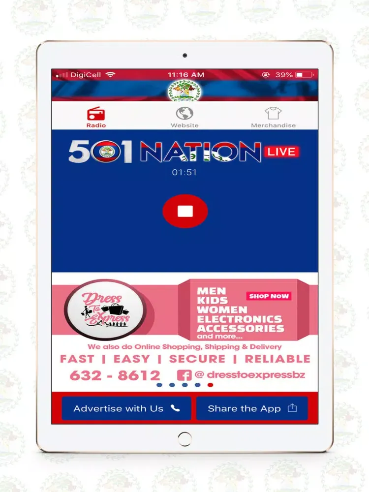 501 Nation iPad 스크린샷